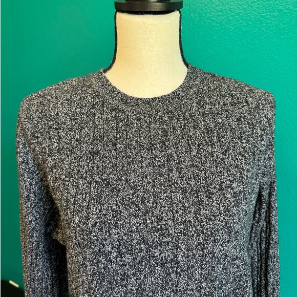 Kim Rogers Dark Gray Speckled Knit Pullover Sweater Large - Picture 10 of 10